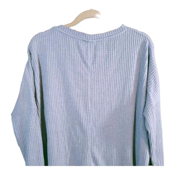 Out From Under Urban Outfitters Gray Jojo Oversized Thermal Lounge Women's XS - Picture 6 of 7